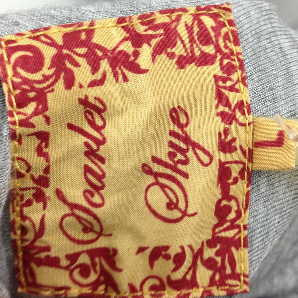 Scarlet Skye Embellished Gray Tank Top - Picture 5 of 5